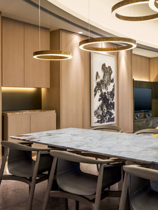 Chine Hotel Furniture Rectangle de luxe moderne Table à dîners et chaise Seater de salle à manger