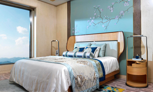 Meubles de chambre à coucher complets en bois de meubles d'hôtel de projets résidentiels modernes d'hôtel